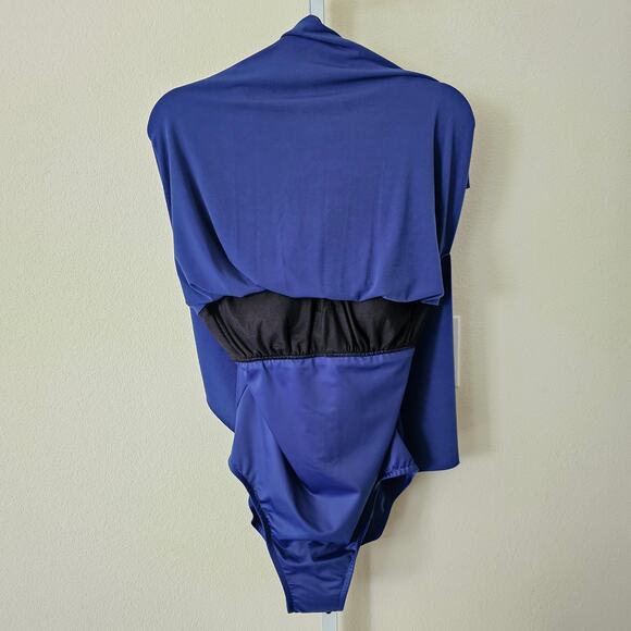 MAGICSUIT Navy Blue Parker Underwire Tummy Control Convertible Swim Dress Sz 12 - Picture 7 of 16